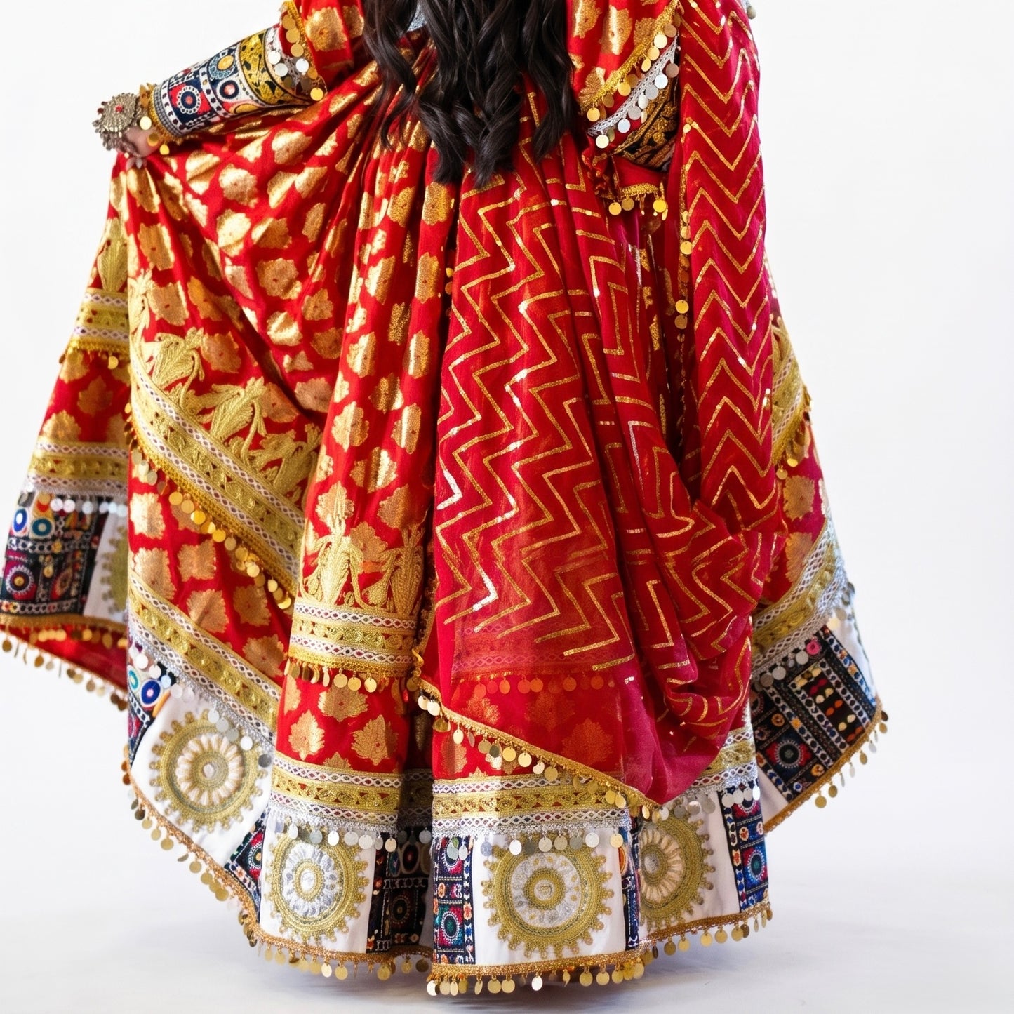 The Crimson Sun Kuchi Empress Gown