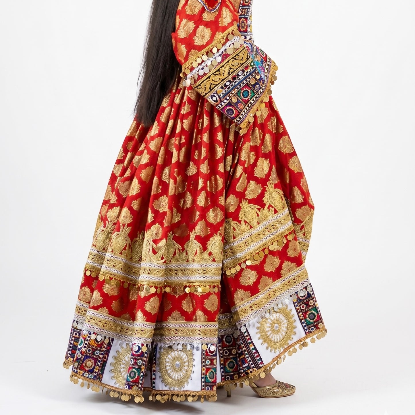 The Crimson Sun Kuchi Empress Gown