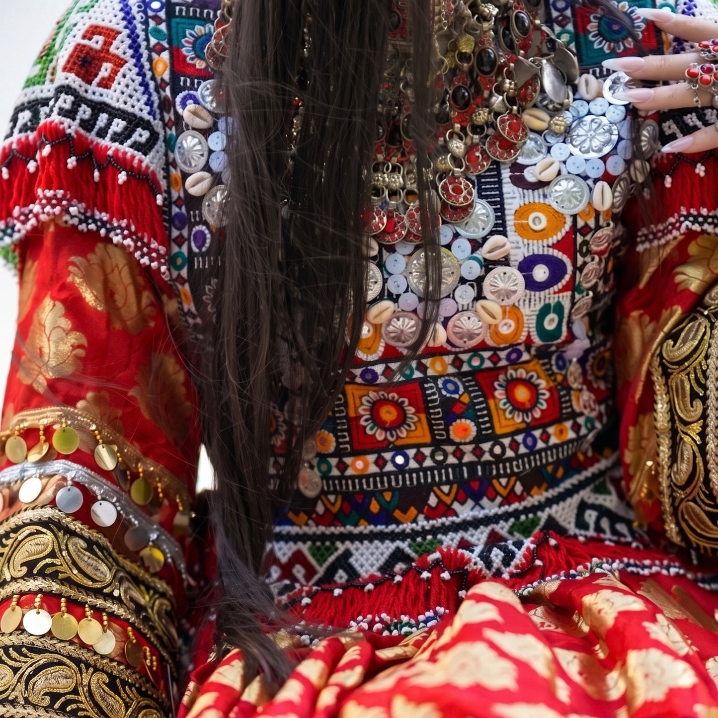 The Crimson Sun Kuchi Empress Gown